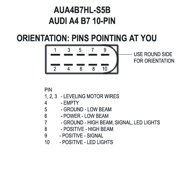 B6 And B7 Headlight Wiring Diagram