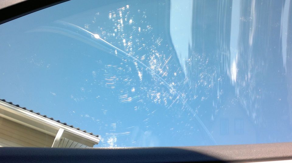 HELP! Windows scratched from inside.