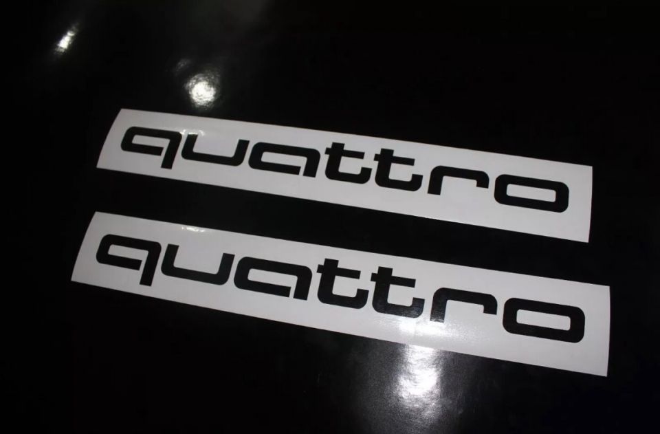 For Sale Audi "Quattro" Vinyl Decals