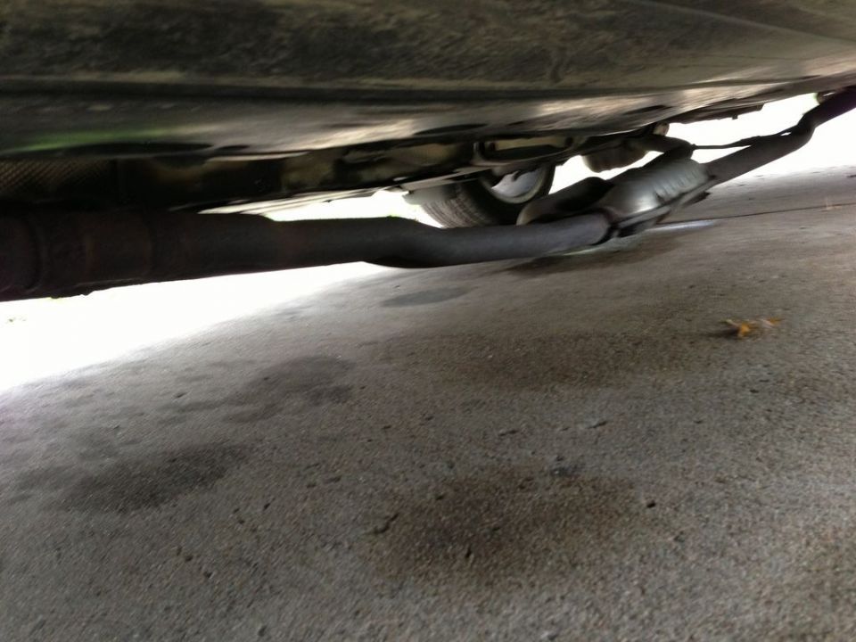 Exhaust hanging?