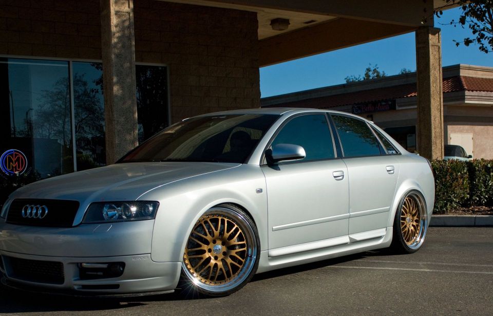 Stanced Audi a4 from the central coast of Cali