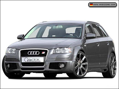 AUDI A3 8P SPORTBACK S3 LOOK REAR BUMPER SPOILER / VALANCE / DIFFUSER  (2005-08)