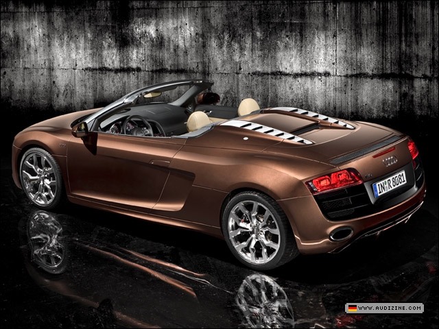 Audi R8 Spyder 5.2 Fsi Quattro Wallpaper. The Audi R8 Spyder 5.2 FSI