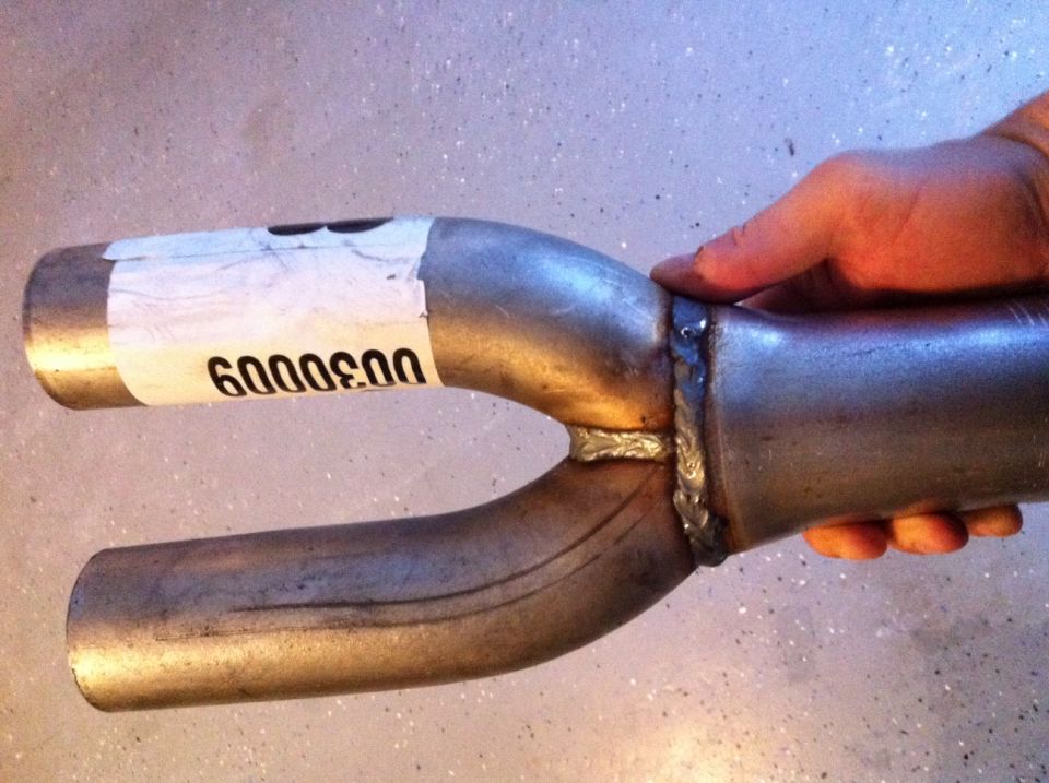 custom exhaust - y pipe