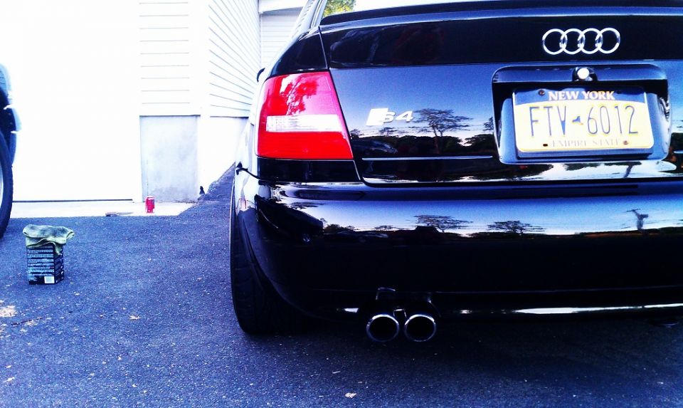 Black S4 Rear End Stg3