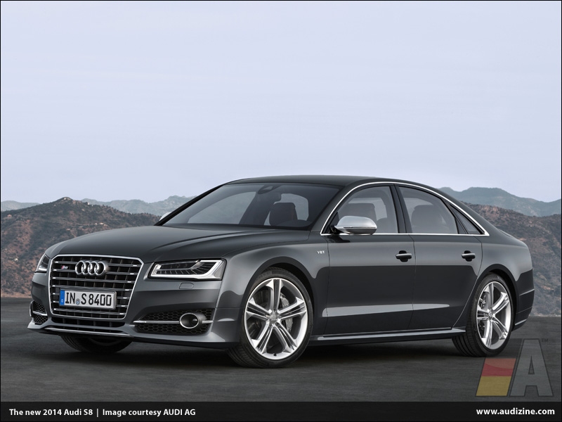 The new 2014 Audi S8, in Daytona Grey pearl effect - AUDI AG