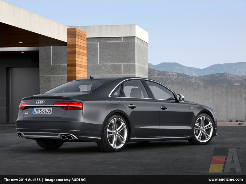 The new 2014 Audi S8, in Daytona Grey pearl effect - AUDI AG