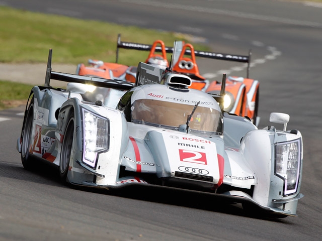 With e-tron quattro to first hybrid pole position at Le Mans